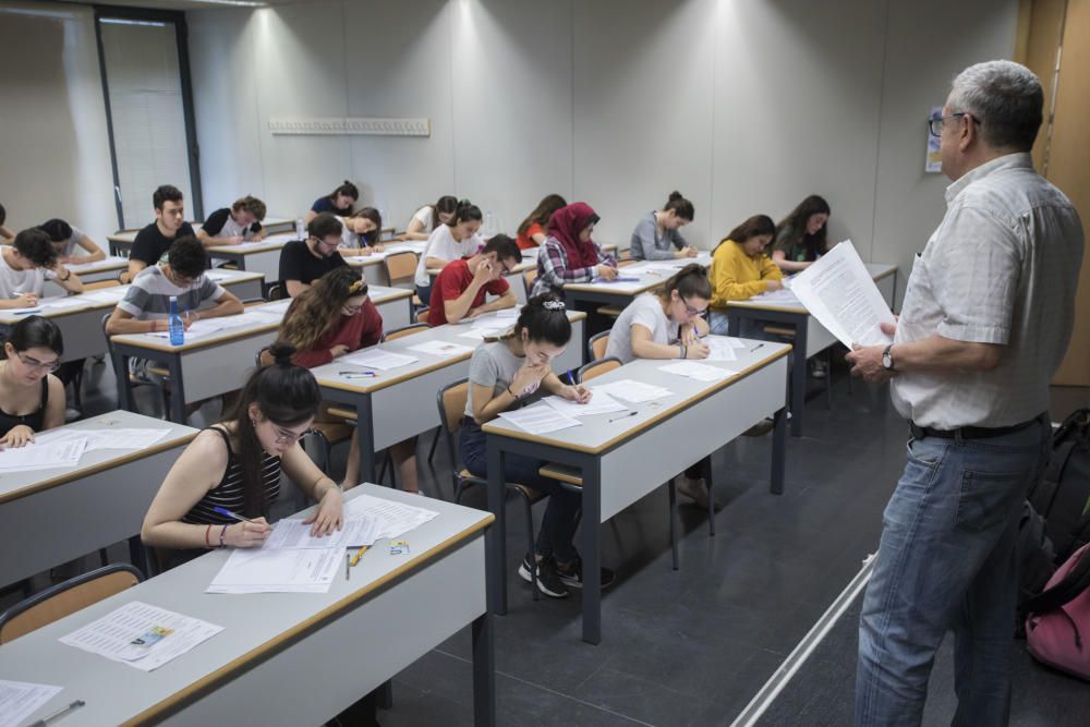 Primer día de selectividad en la UPV