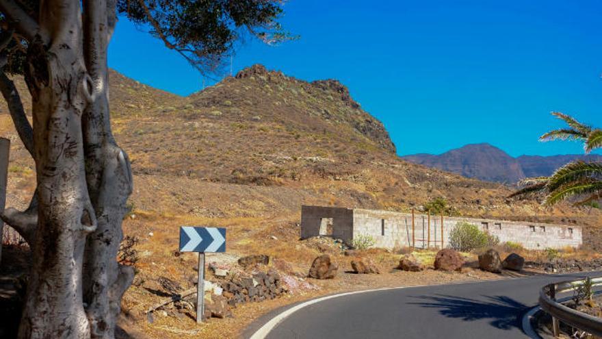 Vista de los terrenos en los que se proyecta la residencia privada en Agaete.