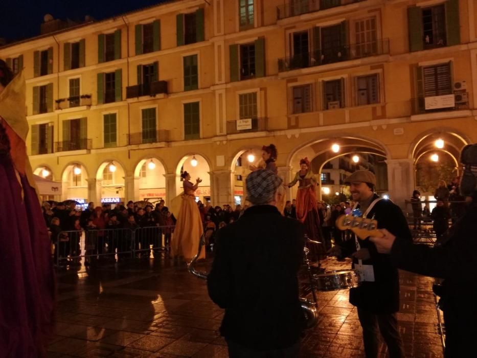 Palma feiert Sant Sebastià trotz Regen, Wind und Kälte