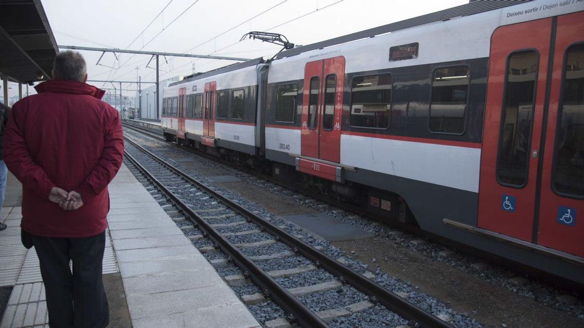 Estació de Manresa Alta del Ferrocarrils a partir d’on se soterrarà la línia