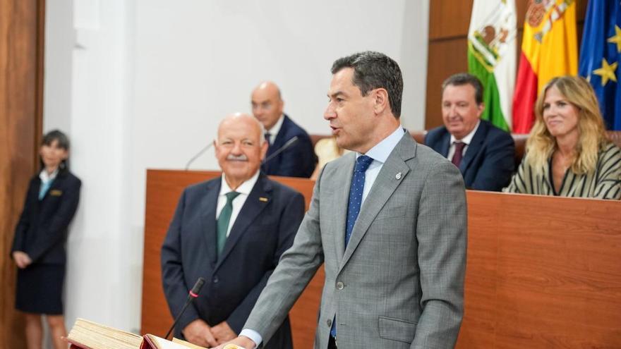 Juanma Moreno se enfrenta a la semana de su investidura en Andalucía: Vox aprieta antes de darle su apoyo