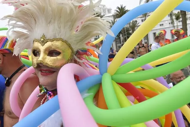 Desfile del Gay Pride en Maspalomas post-Covid