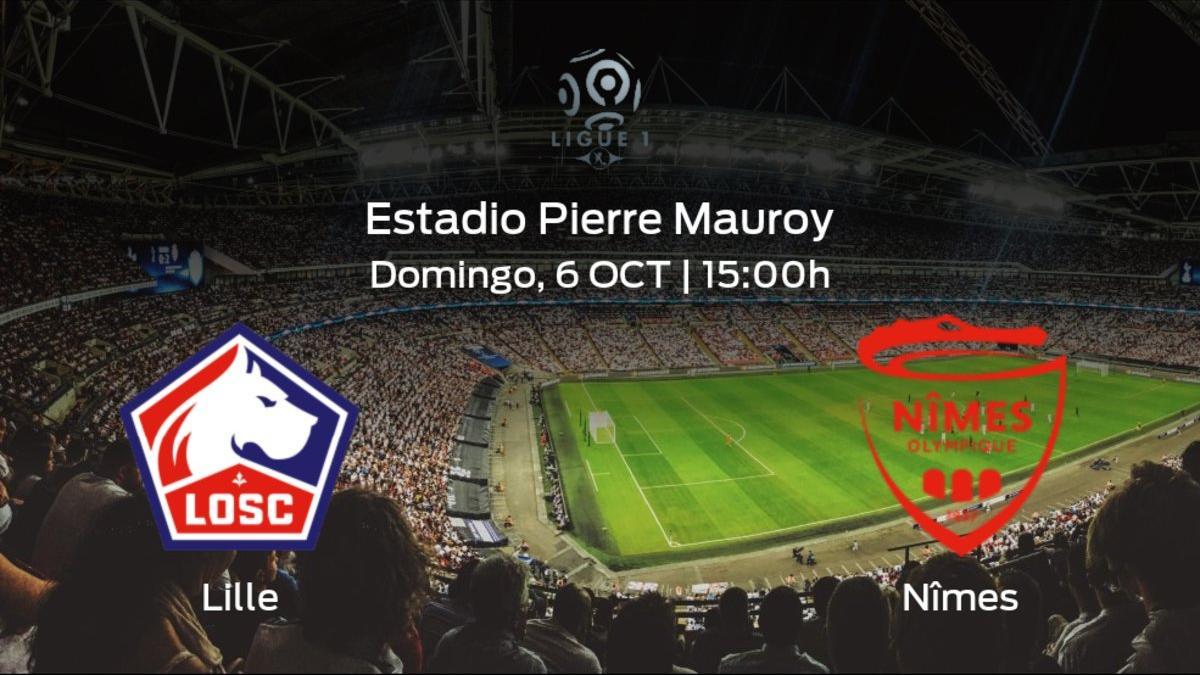 Jornada 9 de la Ligue 1: previa del duelo OSC Lille - Olimpique de Nimes