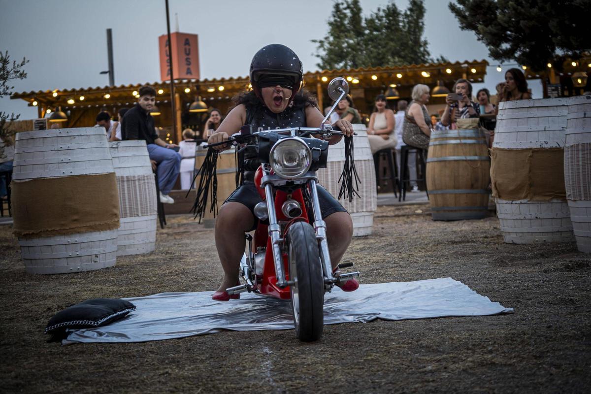 La Churry a la seva actuació al festival Camins de Manresa, aquest juliol