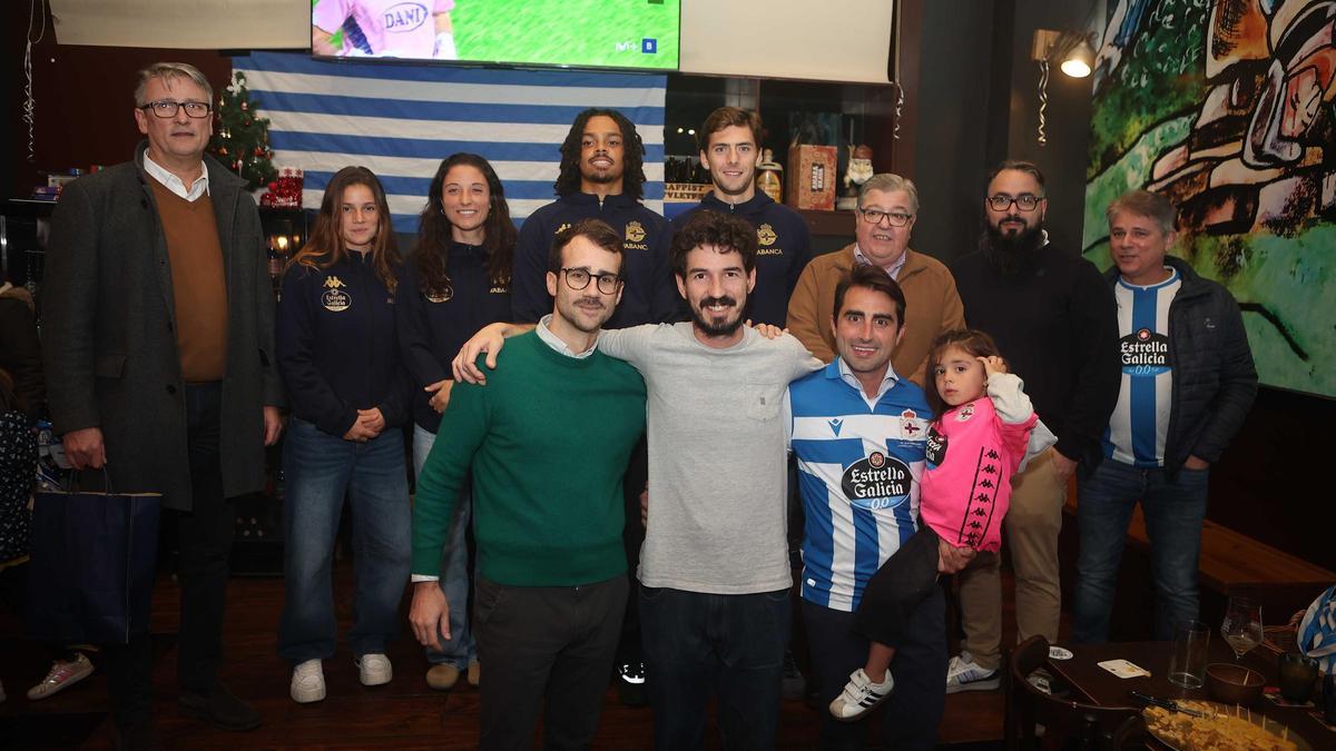 Inauguración de la peña deportivista Peixes Novos