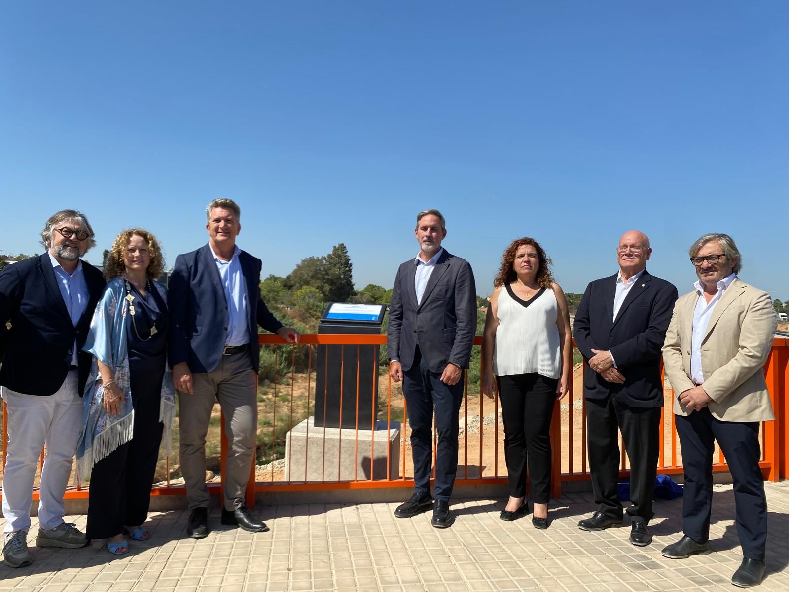 Inauguración del puente "Comunidad de Madrid" en Torrent