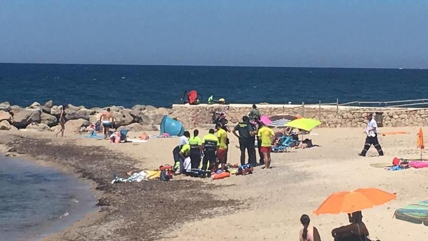 Muere ahogado un hombre de 51 años cuando se bañaba en la Colònia de Sant Pere