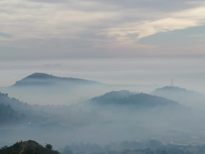 Una densa niebla cubre Castellón