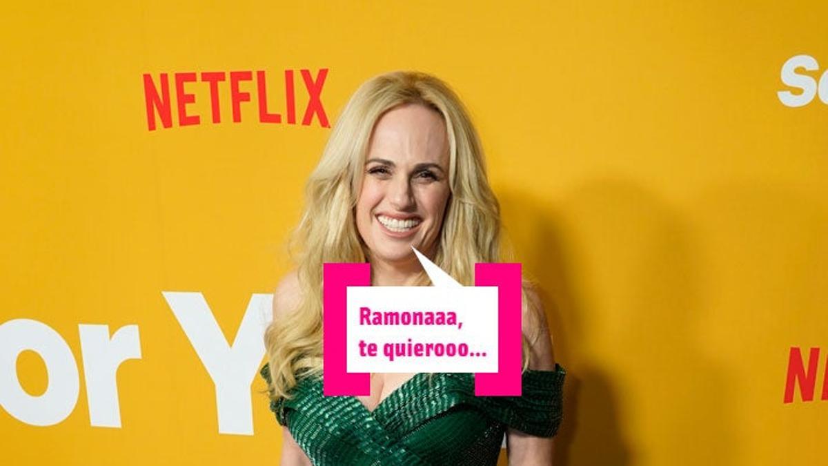 Rebel Wilson en un photocall de Netflix