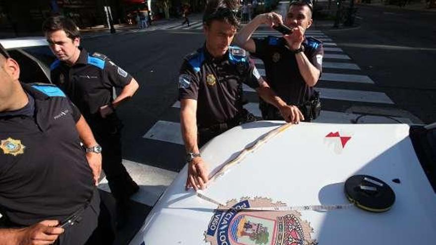 Rescatadas otras dos serpientes, una en plena Gran Vía