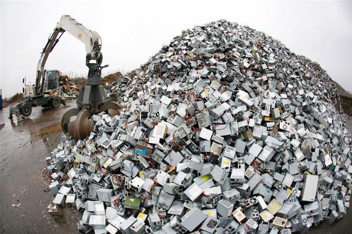 Vertedero de basura electronica dans les pays bas
