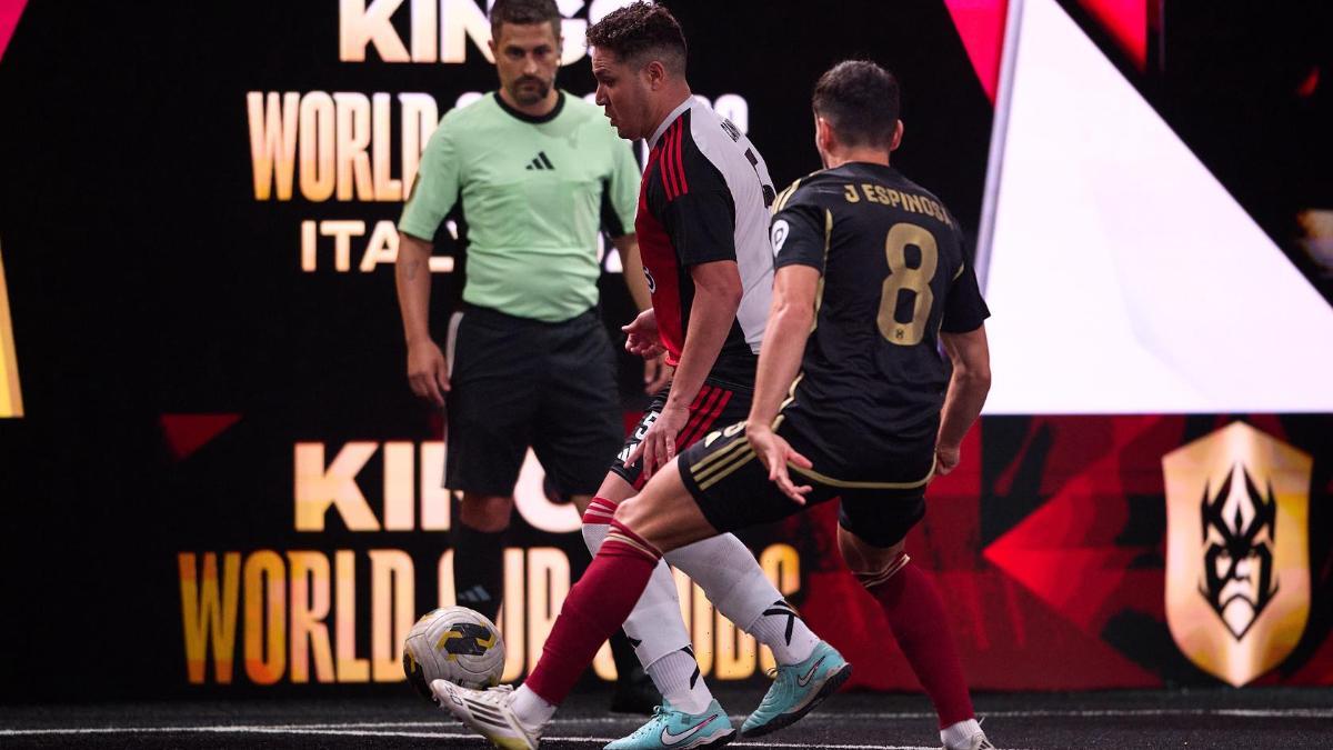 Imagen de partido de Javi Espinosa en el debut de Ultimate Móstoles en el Mundial de la Kings League