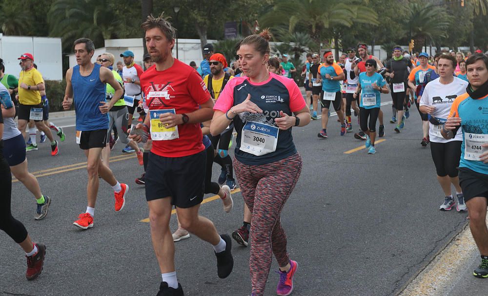 Las mejores imágenes de la Maratón de Málaga 2018