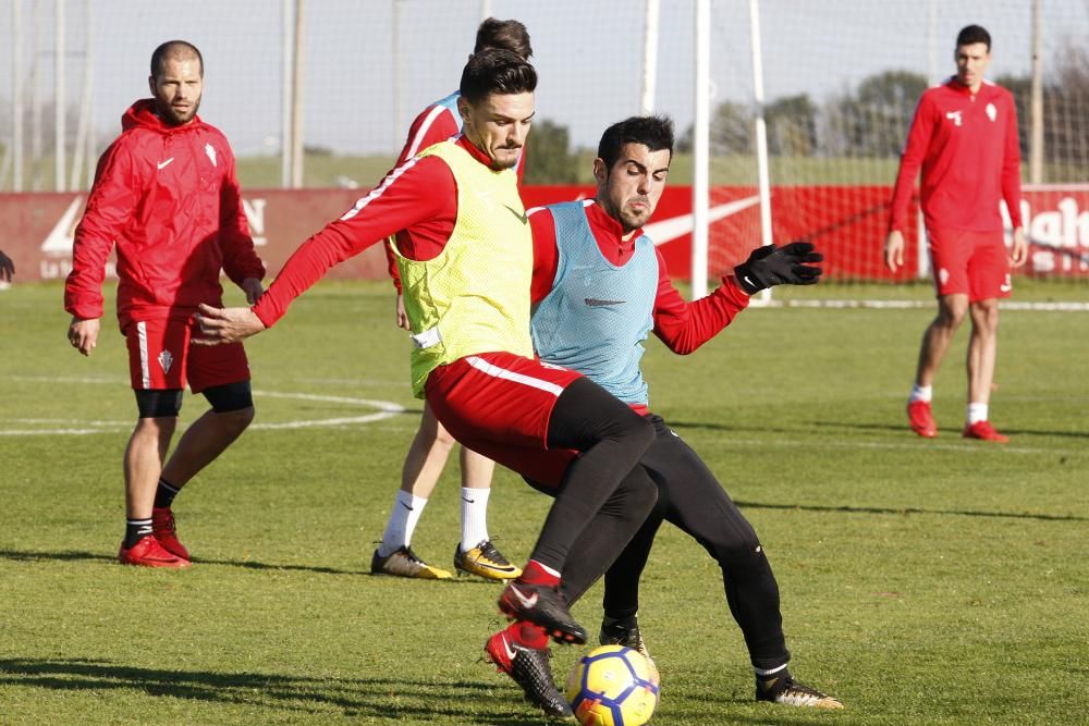 Entrenamiento del Sporting