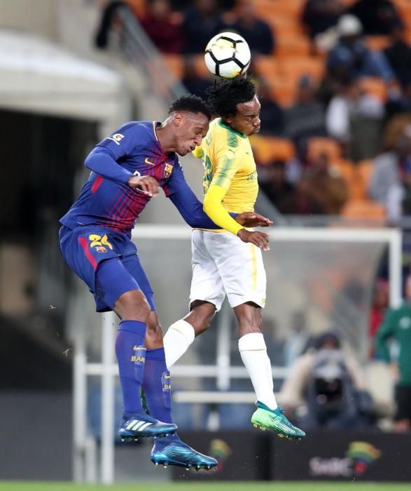 El Barça-Mamelodi Sundowns, en imatges