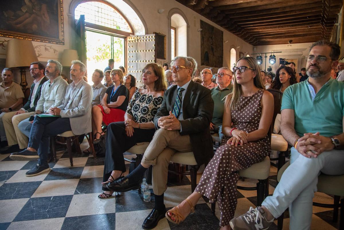 Autoridades en la inauguración de la Feria de Artes Escénicas de Palma.