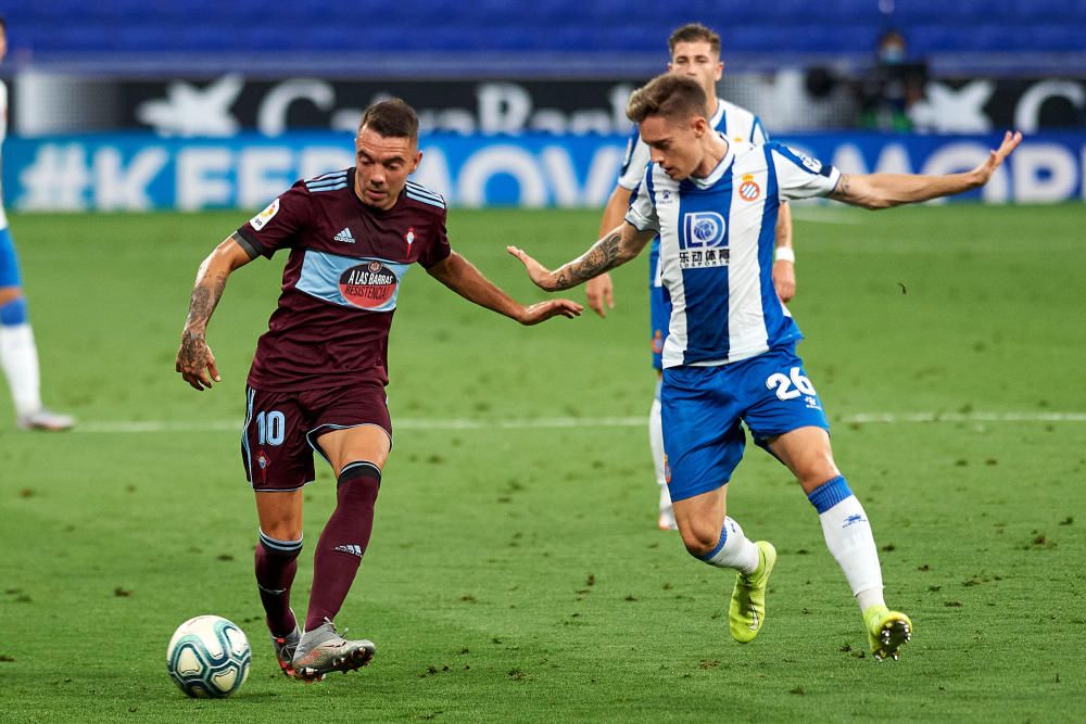 Las mejores imágenes del partido entre Espanyol y Celta de Vigo