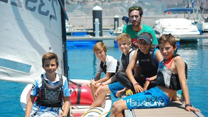 Cinco regatistas del Mediterráneo, al Nacional de Optimist