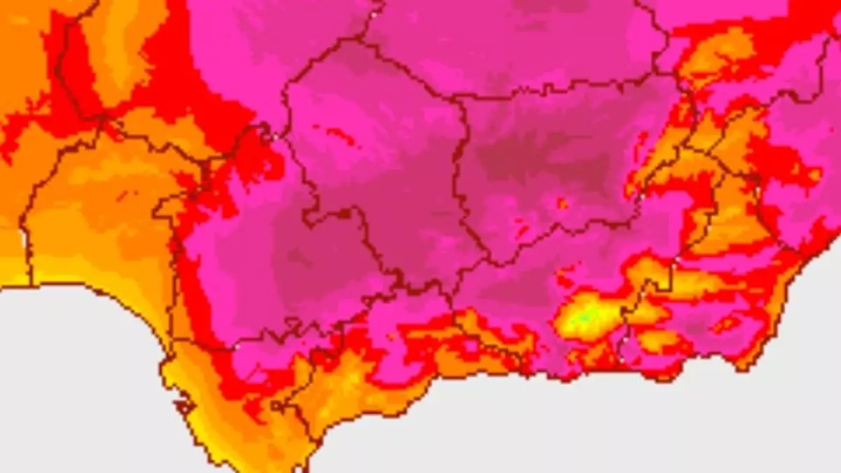 Del respiro térmico a los 43 grados: este es el mapa de calor de la Aemet para Córdoba