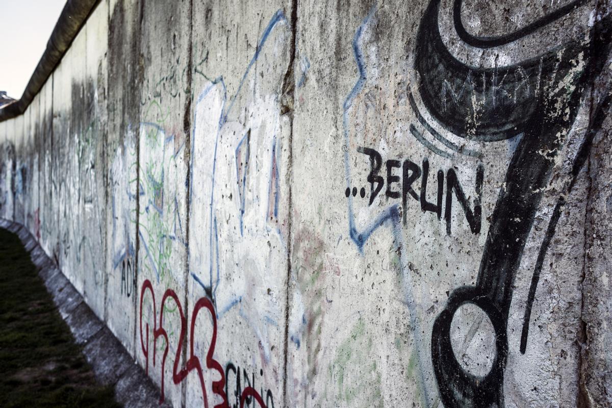 Muro de Berlín en la Bernauer street, Alemania