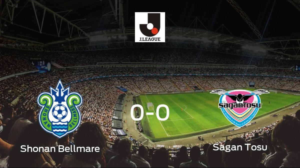 El Shonan Bellmare y el Sagan Tosu concluyen su enfrentamiento en el Shonan BMW Stadium Hiratsuka sin goles (0-0)