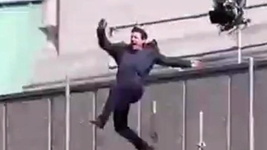 VÍDEO: L&#039;accident de Tom Cruise en el rodatge de &#039;Missió Impossible 6&#039;