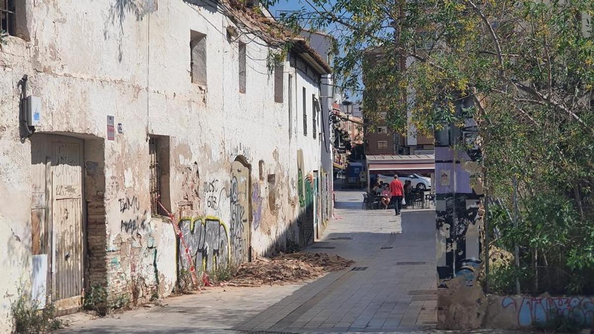 Algunes de les vivendes del centre històric de Patraix