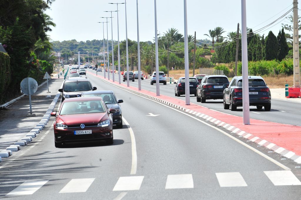 La carretera Elche-Santa Pola (CV-865) abre un tramo más de