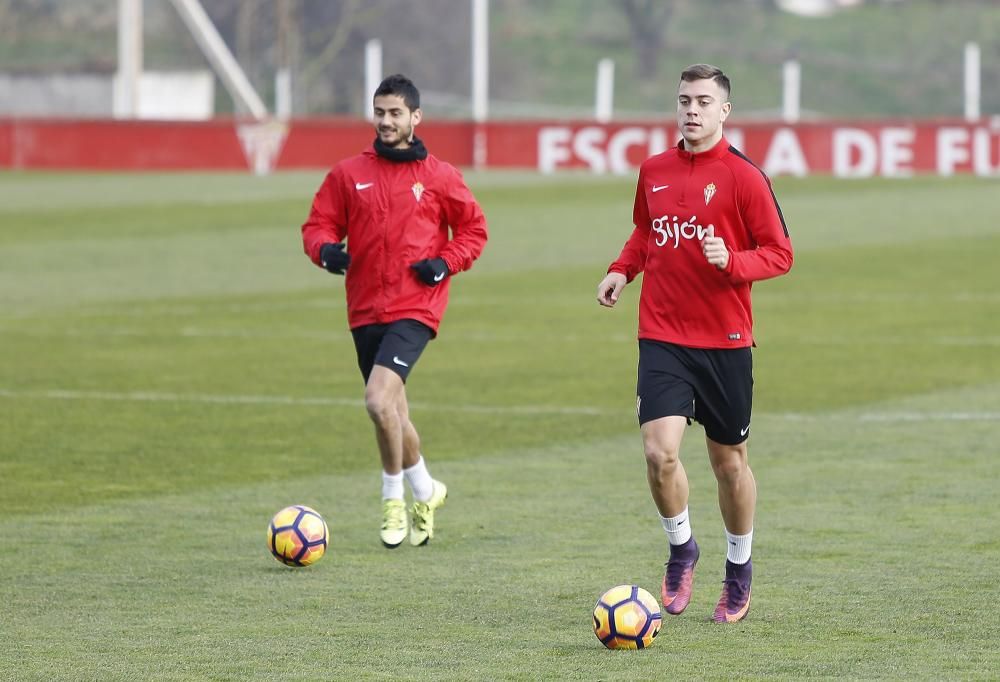 Entrenamiento del Sporting