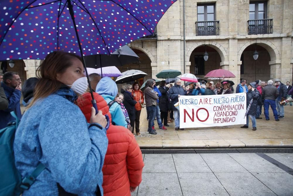 Manifestación contra la contaminación en Avilés