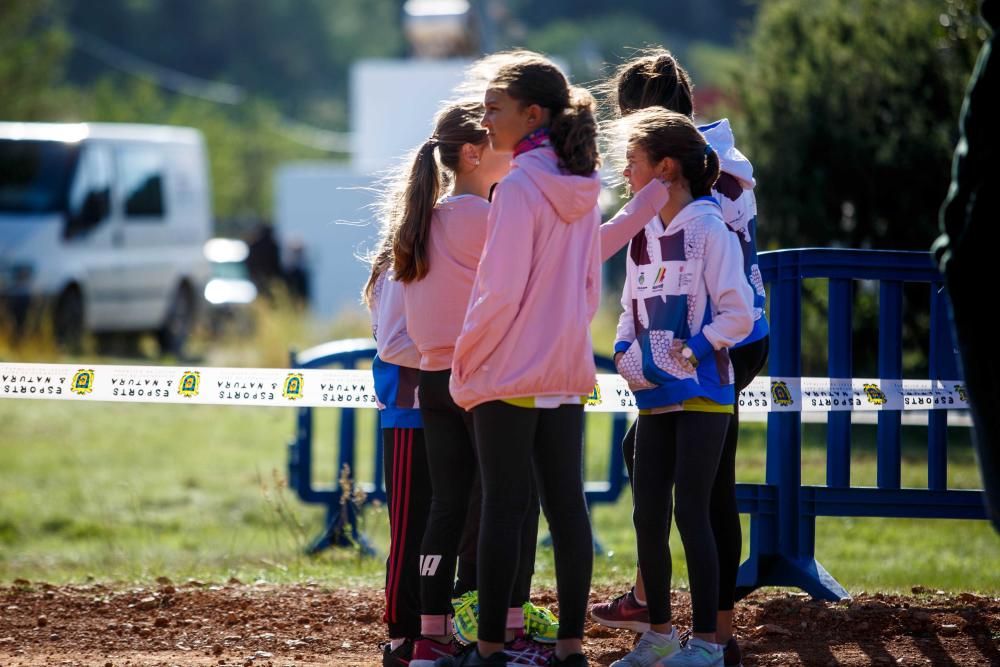 El circuito de cross de Buscastell acogió este sábado la primera prueba de campo a través de la temporada en Ibiza para categorías inferiores