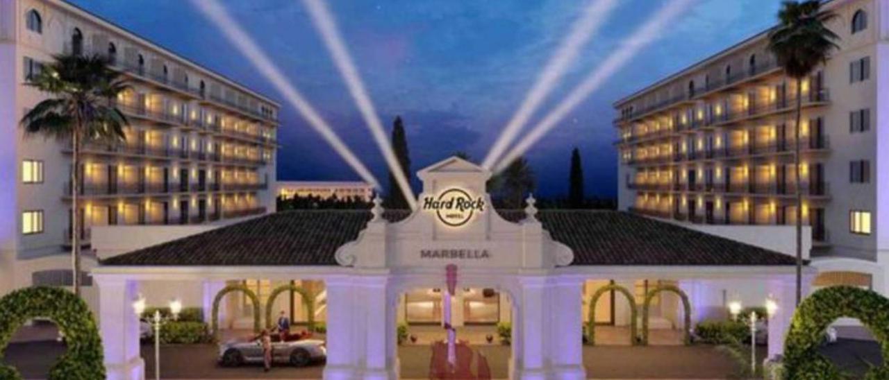 El Hotel Hard Rock de Marbella, abierto en 2022 tras una reforma.