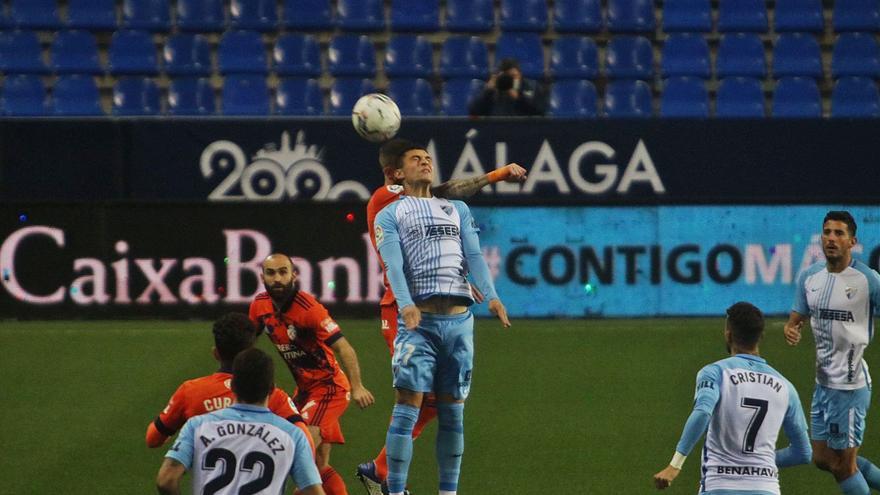 Imagen del último encuentro disputado en La Rosaleda entre el Málaga CF y la SD Ponferradina. | ÁLEX ZEA