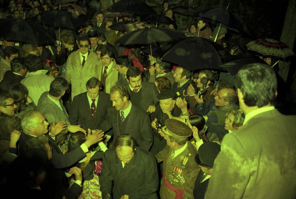 Visita dels reis Joan Carles i Sofia a Girona i Olot (20 de febrer de 1976)