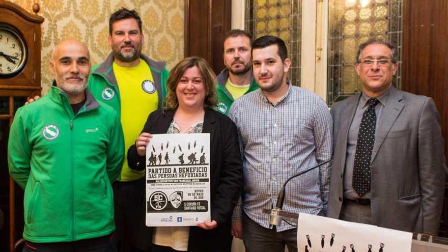 A Coruña acogerá un partido solidario a beneficio de refugiados