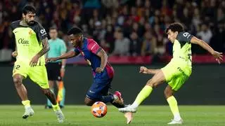 El 1x1 del Barça contra el Mallorca al descanso