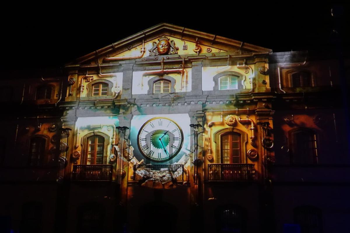 Videomaping en Tecnológica en Santa Cruz de Tenerife