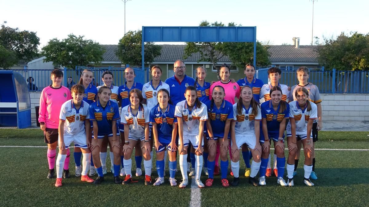 La selección aragonesa de fútbol femenino sub-16