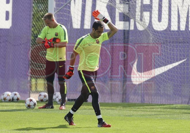 Las mejores imágenes del primer entrenamiento Champions