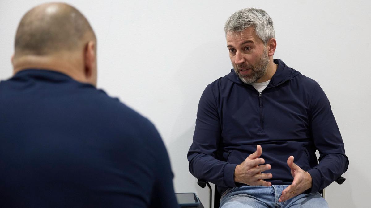 Torras, durante la charla con SPORT