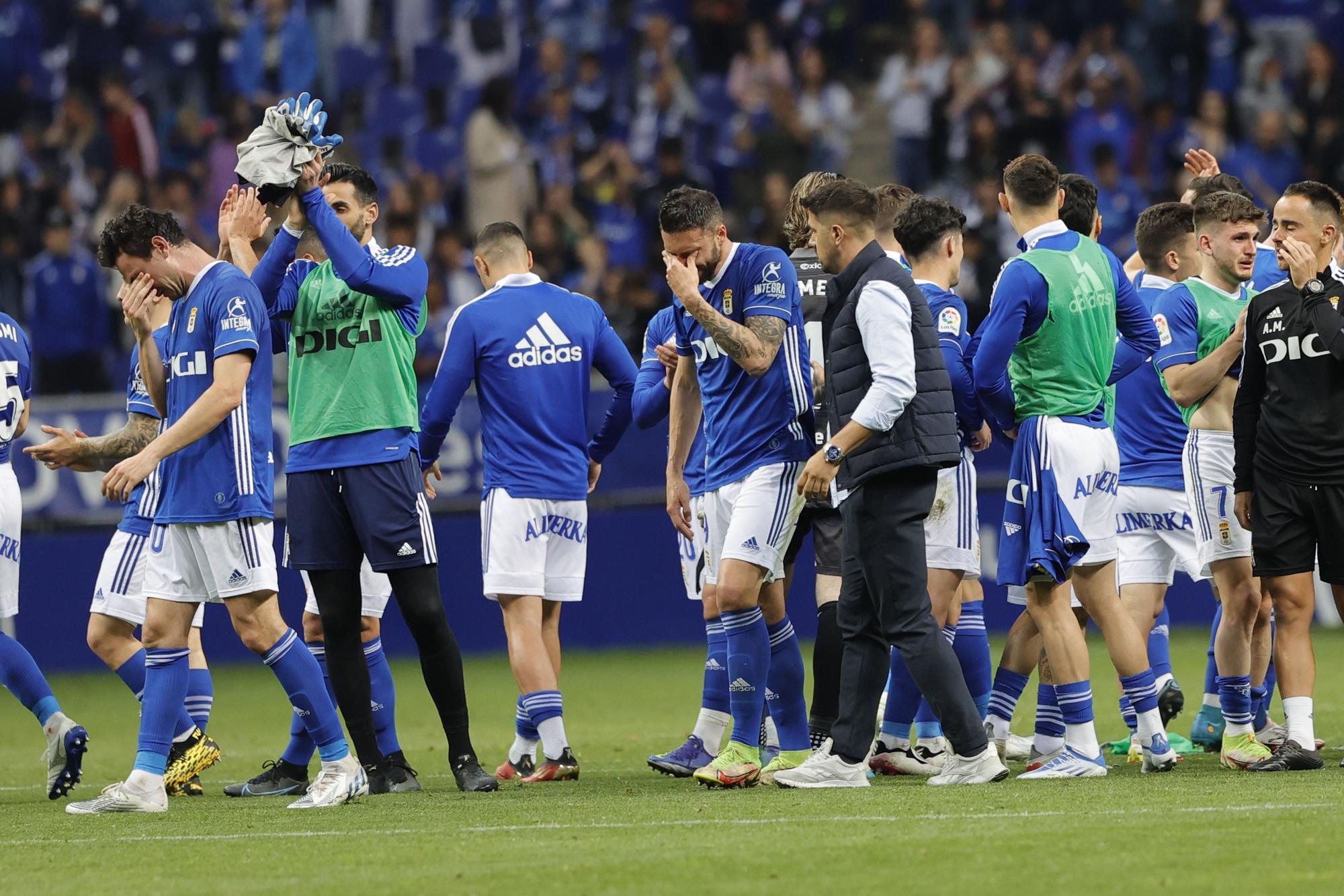 El partido del Oviedo ante el Ibiza, en imágenes