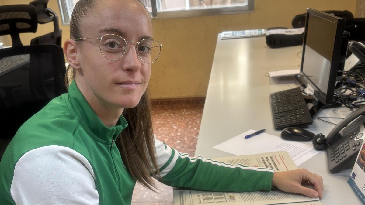 Nerea Sánchez, en una entrevista en este diario.