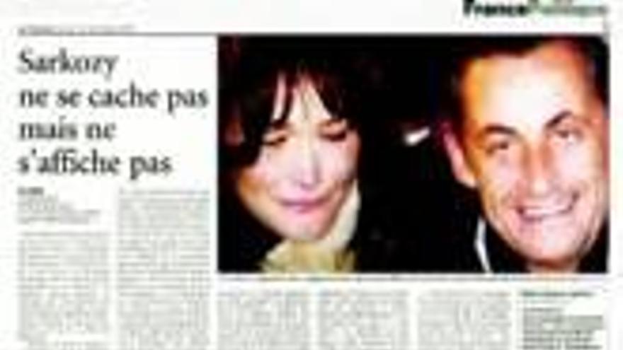 Sarkozy rentabiliza su idilio con Carla Bruni