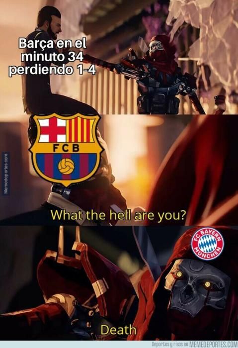 Los mejores memes del Barcelona - Bayern de Champions