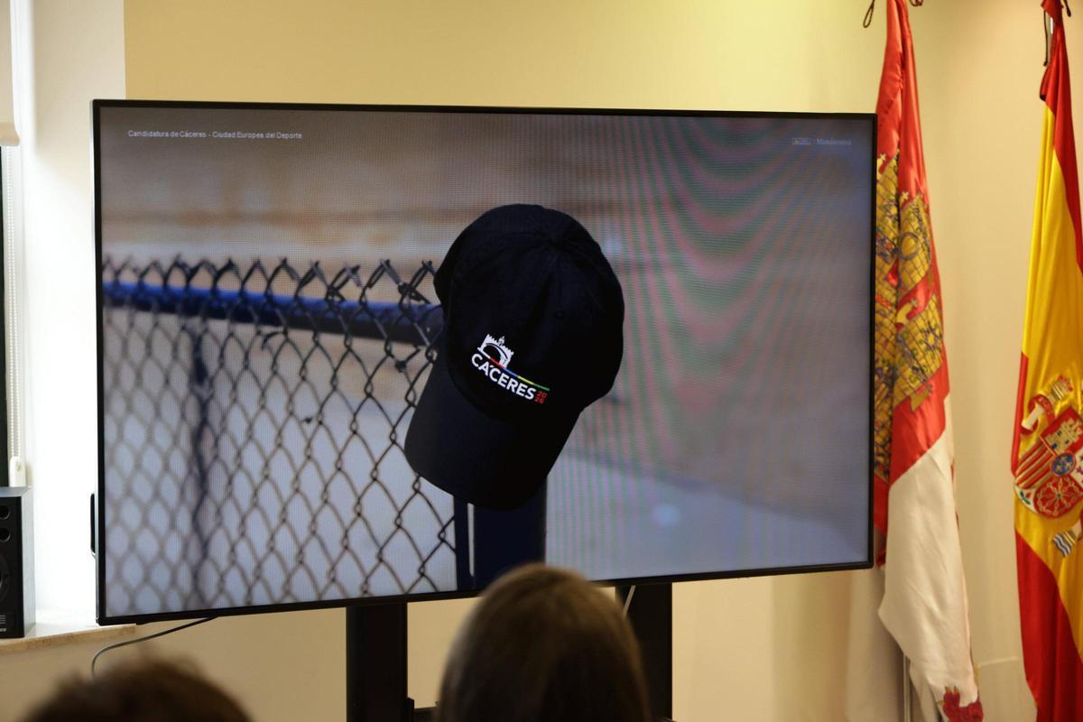 Presentación de la candidatura de Cáceres a la Capitalidad Europea del Deporte del 2026