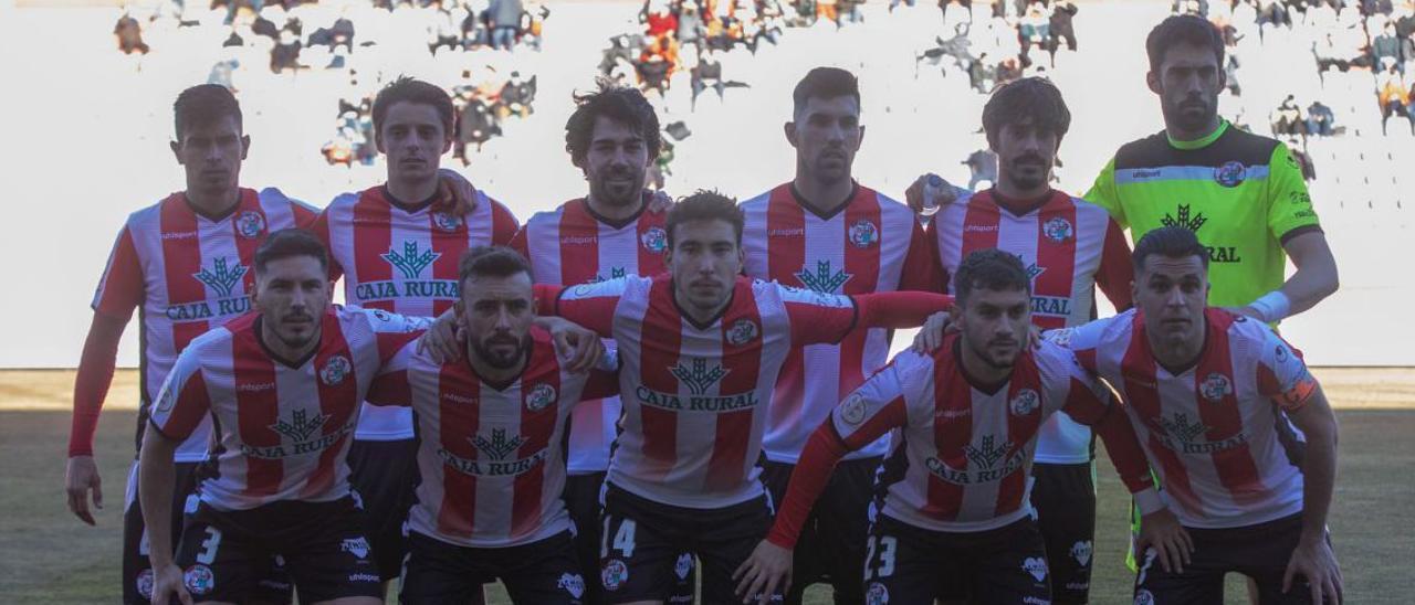 Once inicial del Zamora CF ante la SD Logroñés. | Ana Burrieza