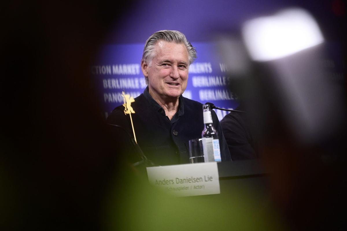 BERLIN (Germany), 13/02/2026.- US actor Bill Pullman attends a press conference for 'Everybody Digs Bill Evans' during the 76th Berlin International Film Festival, in Berlin, Germany, 13 February 2026. The 76th Berlinale runs from 12 to 22 February 2026. (Cine, Alemania) EFE/EPA/FABIAN SOMMER