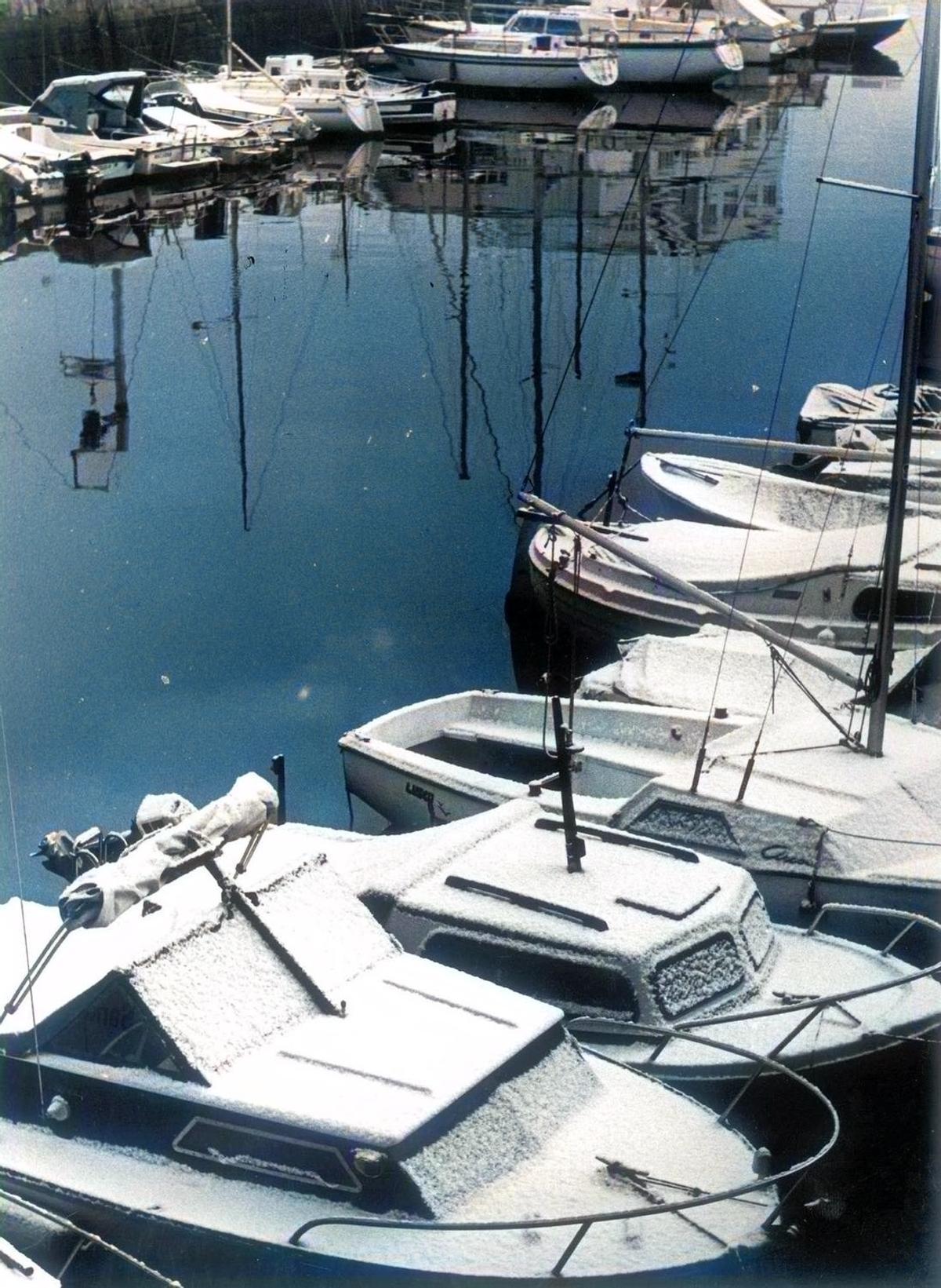 Revivimos en color la gran nevada de 1987 en Vigo