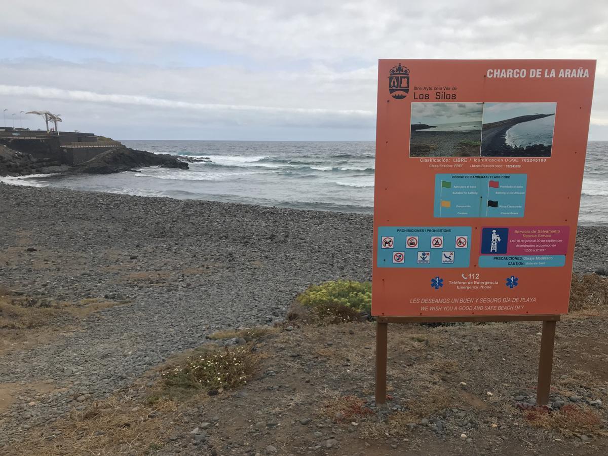 El emisario submarino comarcal se ubica cerca del Charco de la Araña