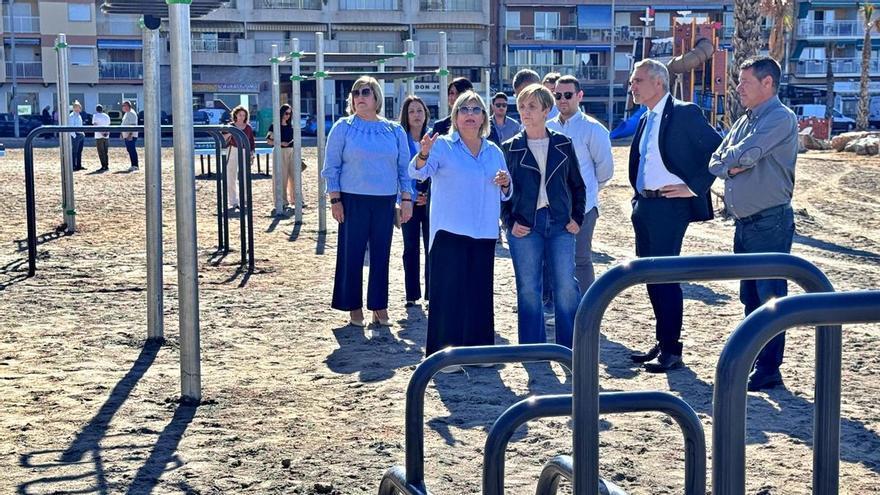 Santa Pola renaturaliza Gran Playa con drenaje contra inundaciones y nuevo carril bici